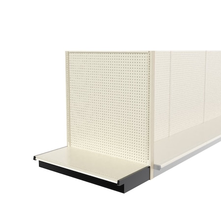 Lozier Shelving End Cap Display, Platinum 48W 54H 22D P452U-EC